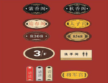 新蔡门牌设计制作三要素。