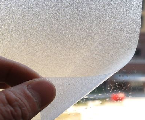 新蔡玻璃门外面粘广告用什么材料好？