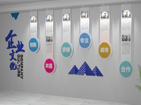 新蔡企业文化墙需要传递什么办公文化？