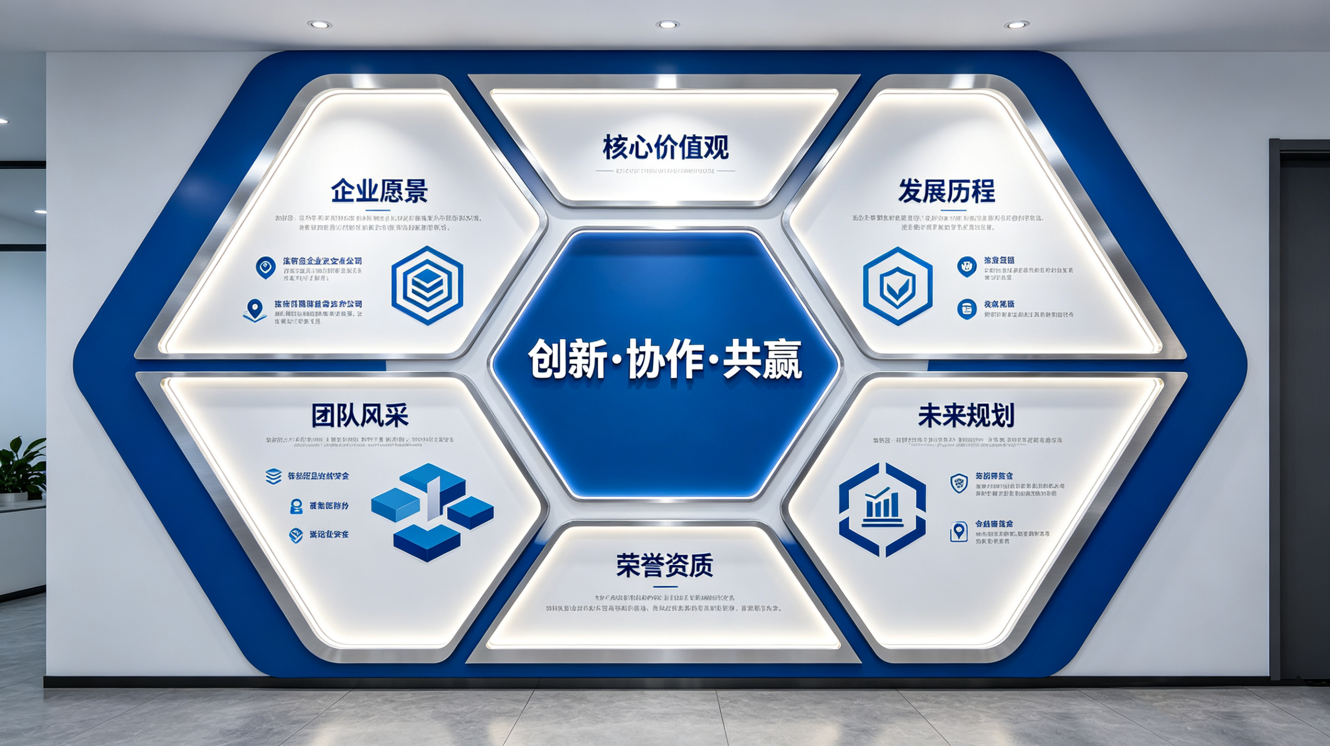 新蔡企业文化墙六边形避坑指南（新手常犯5个错误）